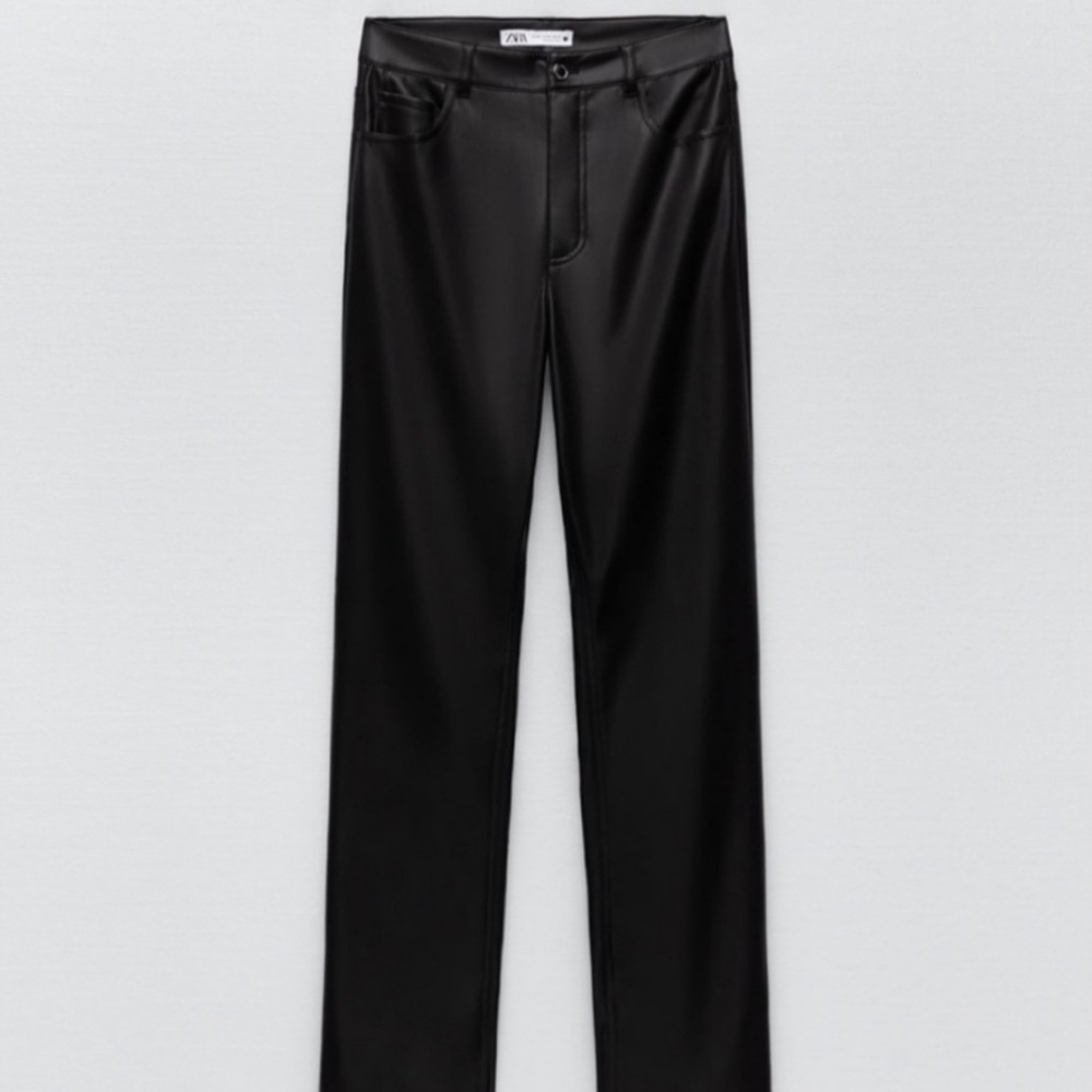 Zara Faux Leather Pants